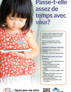 Passe-telle assez de temps avec vous?
