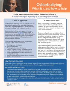 Cyberbullying: What it is and how to help