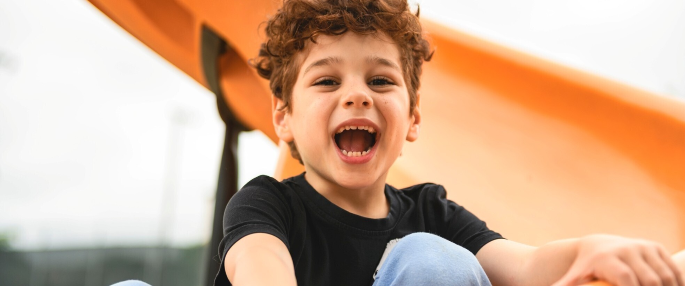 Boy on slide copy