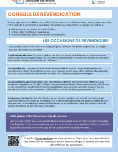 Mobiliser les élus et les décisionnaires : conseils de revendication