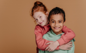 Boy with his friend